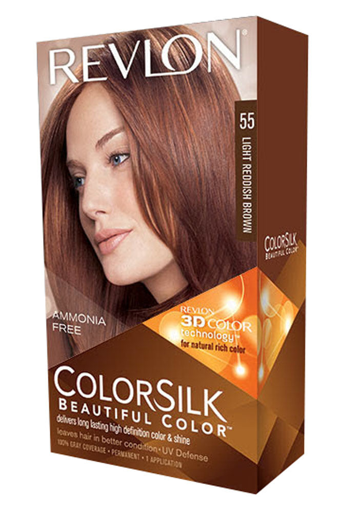 Revlon ColorSilk Beautiful Color™ Light Reddish Brown 55