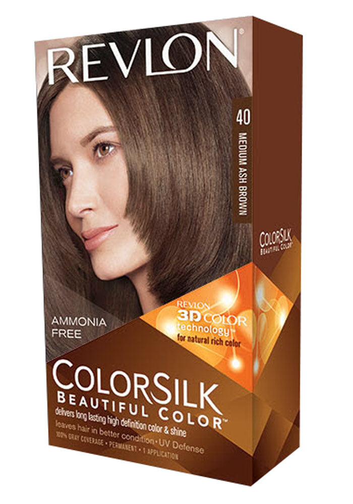 Revlon ColorSilk Beautiful Color™ Medium Ash Brown 40