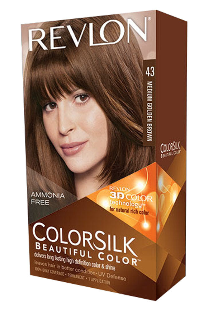 Revlon ColorSilk Beautiful Color™ Medium Golden Brown 43