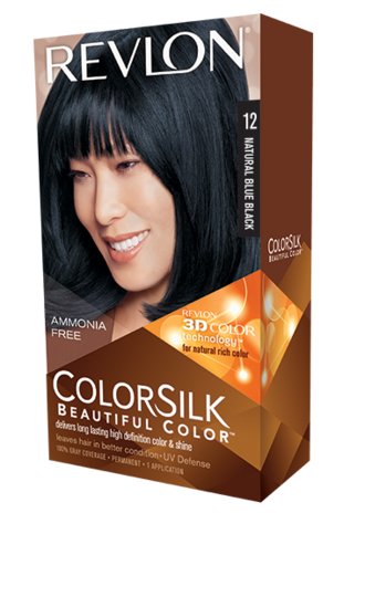 Revlon ColorSilk Beautiful Color™ Natural Blue Black 12