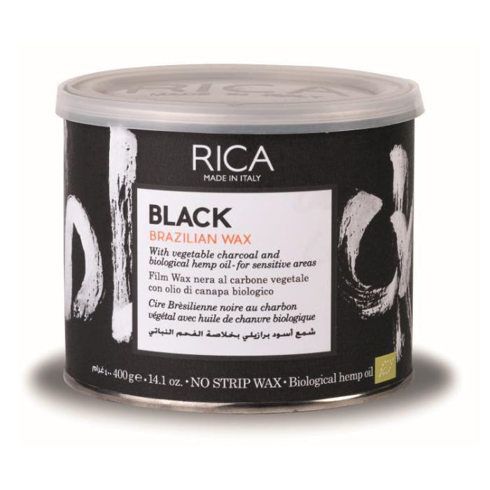 Rica Black Brazilian No Strip Wax for Sensitive Areas