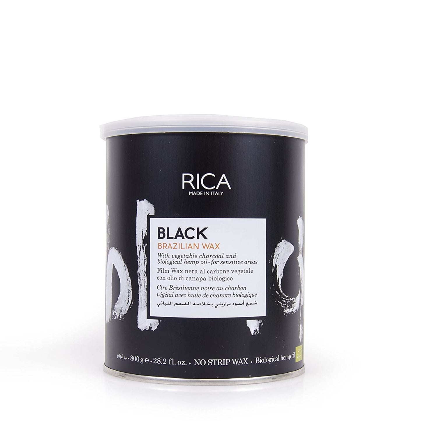 Rica Black Brazilian No Strip Wax for Sensitive Areas