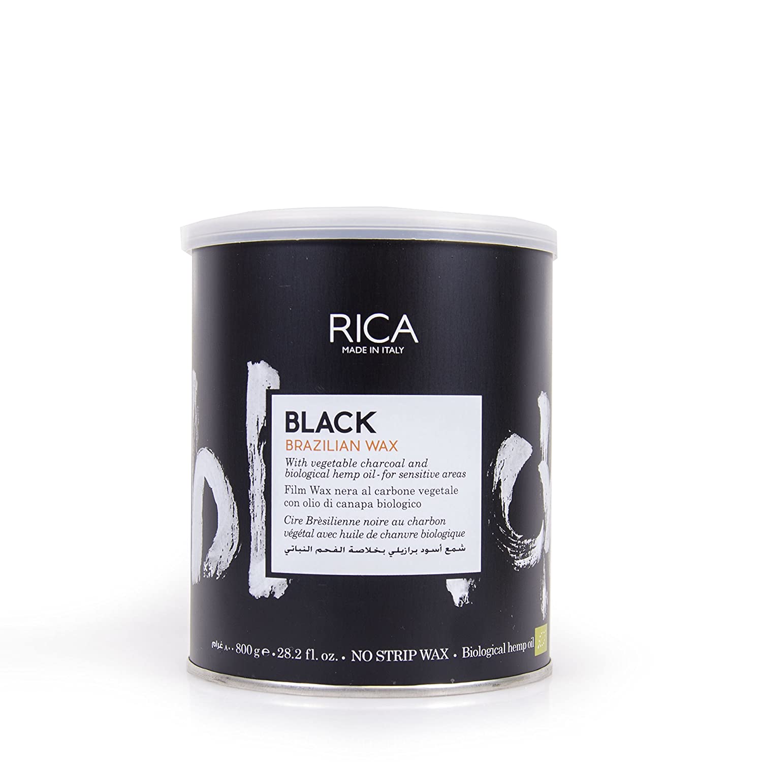 Rica Black Brazilian No Strip Wax for Sensitive Areas