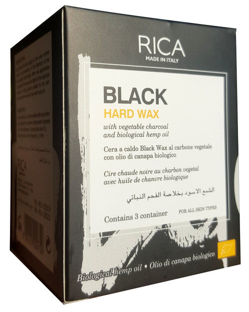 Rica Black Hard Wax 3 Pieces