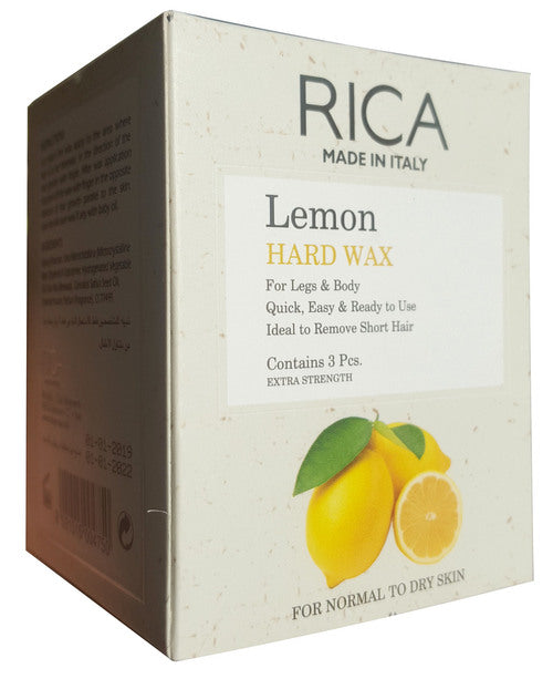 Rica Lemon Hard Wax 3 Pieces