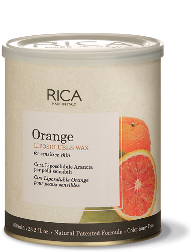 Rica Orange Liposoluble Wax for Sensitive Skin