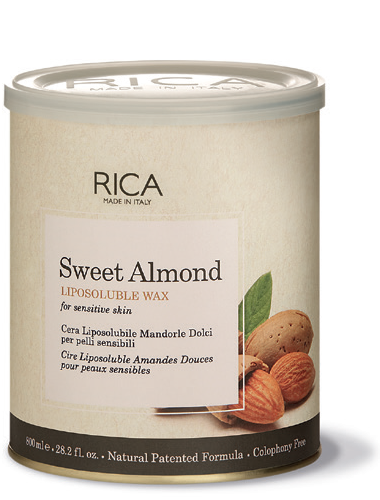 Rica Sweet Almond Liposoluble Wax for Sensitive Skin