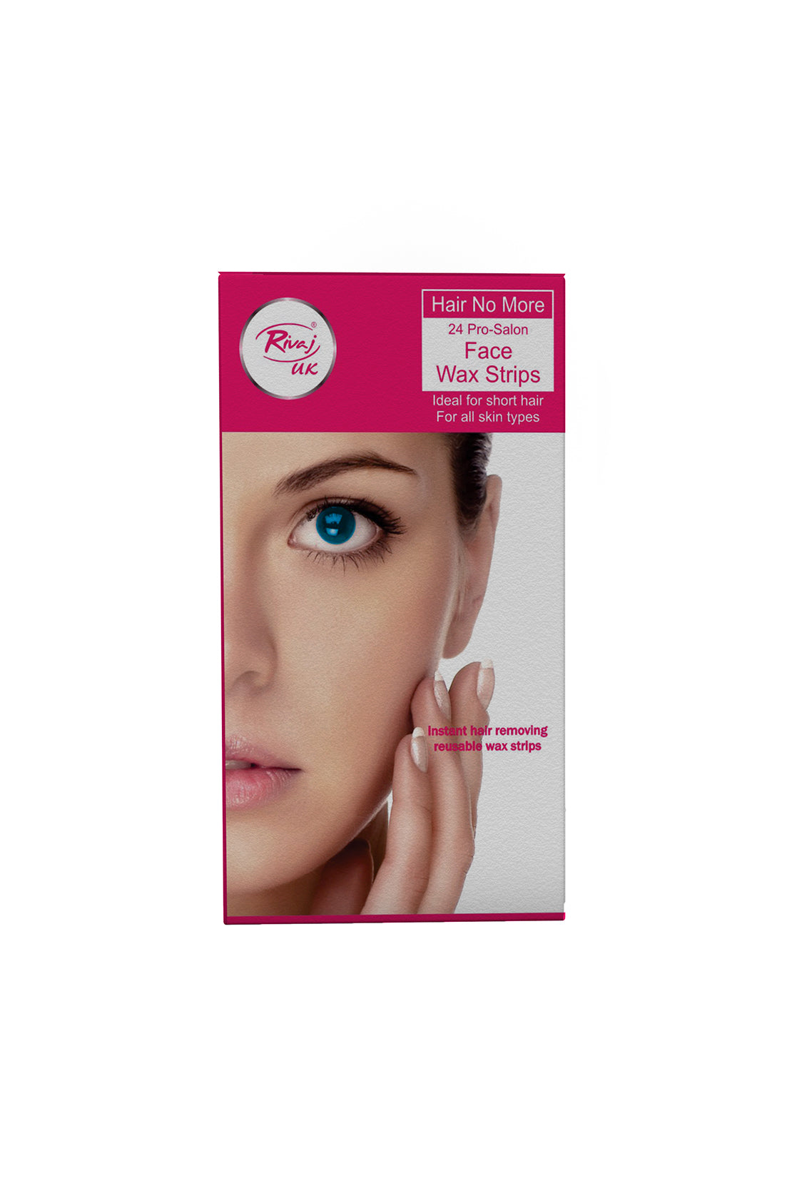 Rivaj UK Hair No More 24 Pro-Salon Face Wax Strips