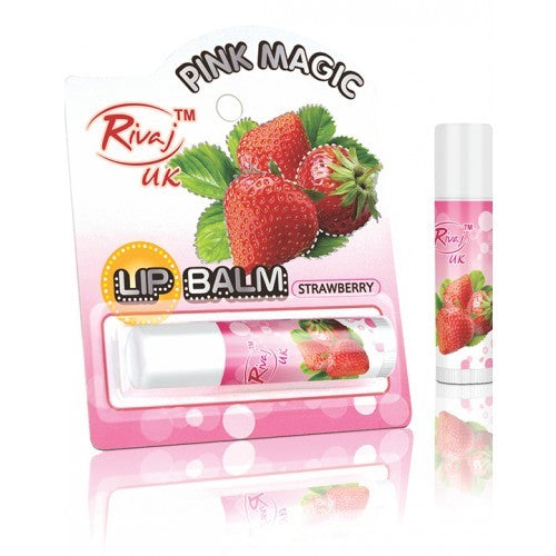 Rivaj UK Pink Magic Lip Balm Strawberry