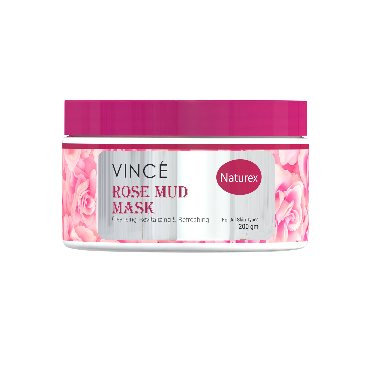 Vince Rose Mud Mask 200 GM