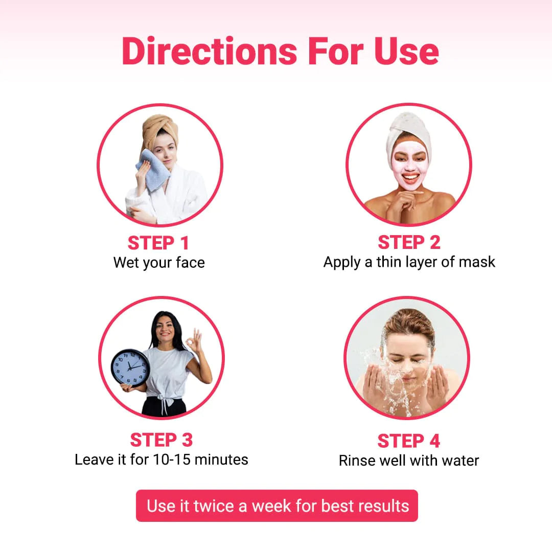 Vince Rose Mud Mask 200 GM