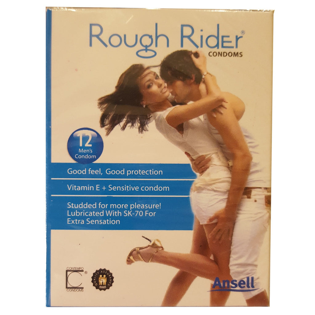 Rough Rider Condom Blue 12 Pieces