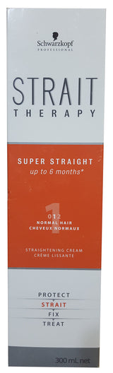 Schwarzkopf Strait Therapy Hair Straightening Cream 1 (For Normal Hair) 300 ML