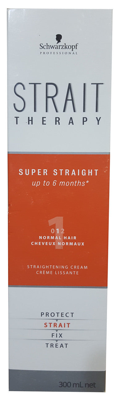 Schwarzkopf Strait Therapy Hair Straightening Cream 1 (For Normal Hair) 300 ML