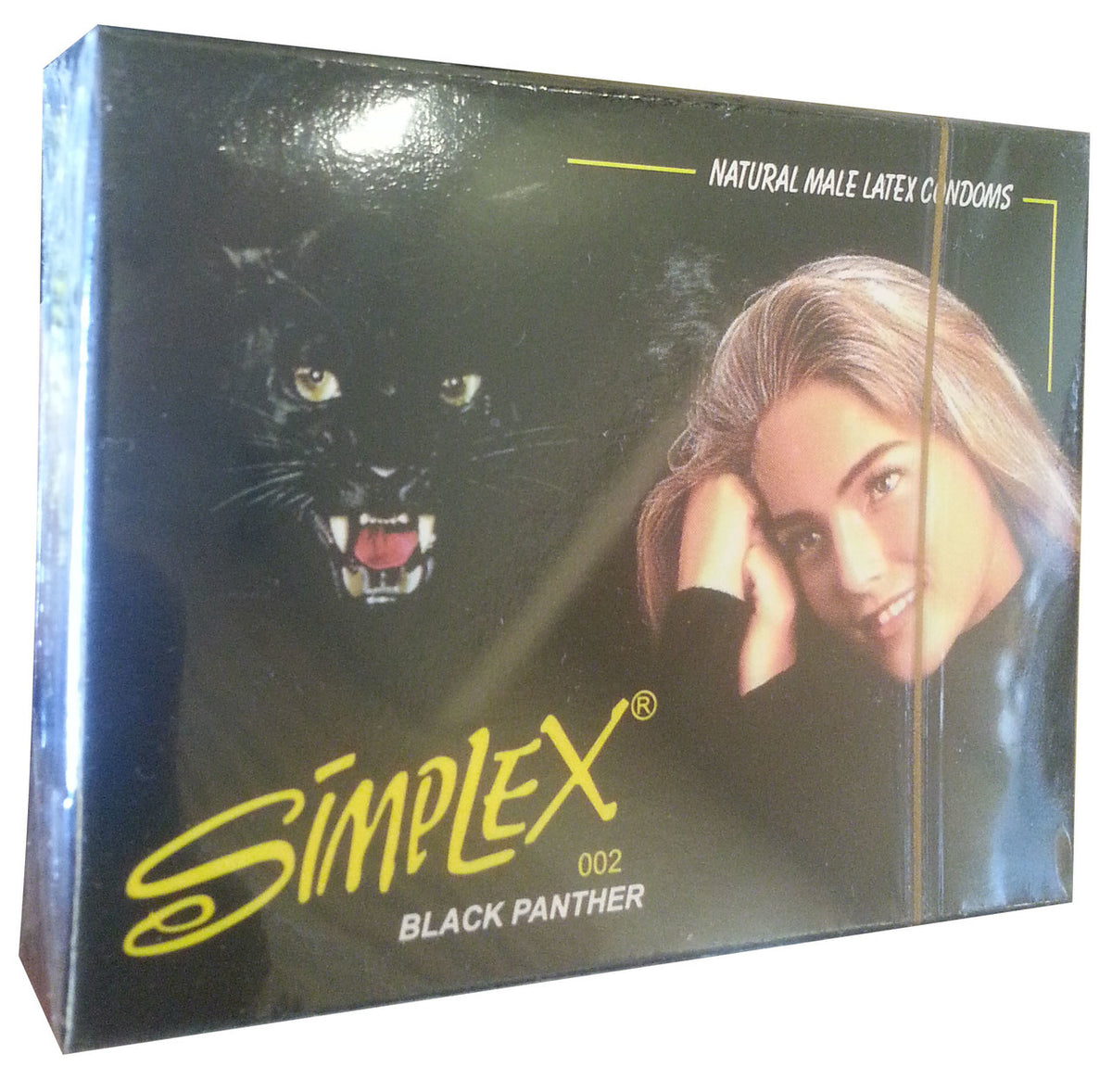 Simplex Black Panther Natural Male Latex Condom 3 Pieces