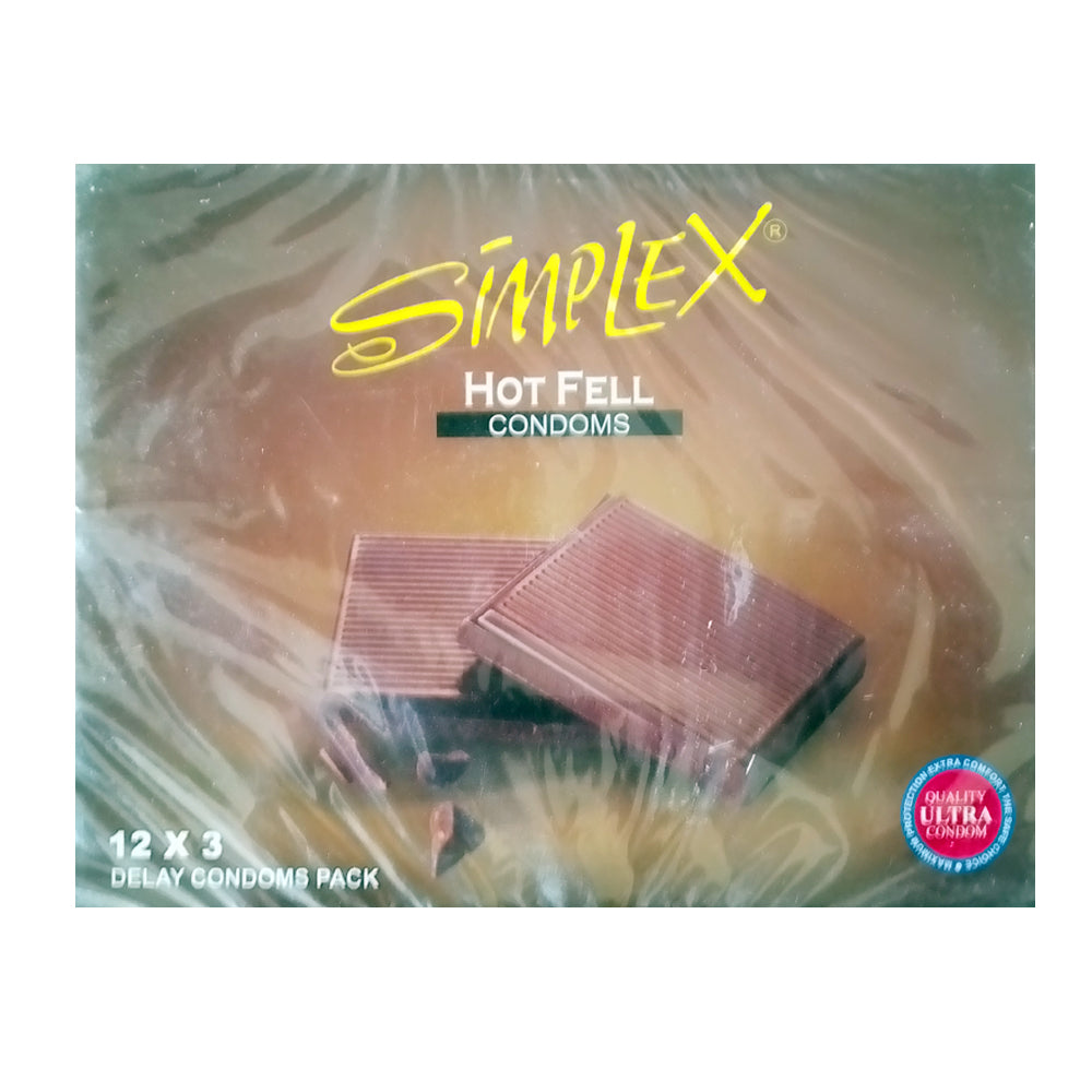 Simplex Hot Fell Condoms 3 pieces