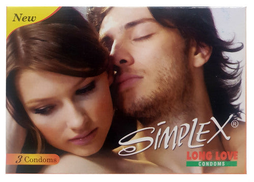Simplex Long Love 3 Delay Condoms - 01