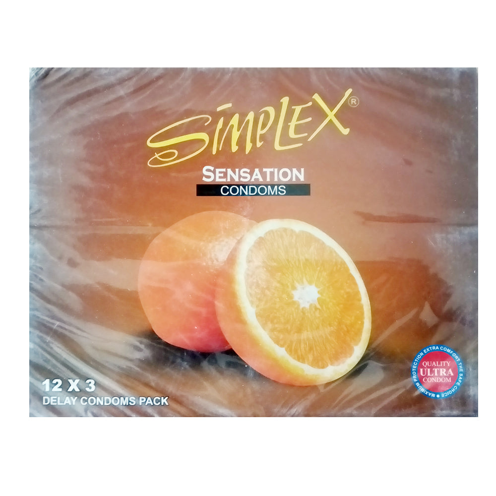 Simplex Sansation  Condoms  3 pieces