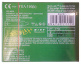 Simplex Super Thin Natural Male Latex Condom 3 Pieces (Mint)