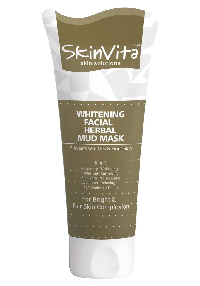 SkinVita Whitening Facial Herbal Mud Mask 150 ML Rozzana.pk