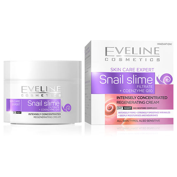 Eveline Snail Slime Filtrate + Coenzyme Q10 Day And Night Cream 50 ML