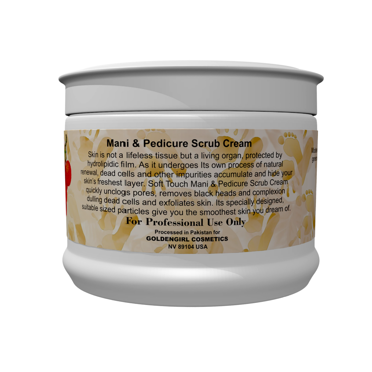 Soft Touch Manicure & Pedicure Scrub Cream 500 ML