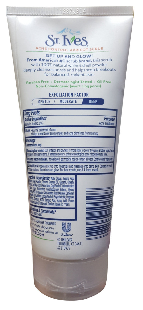 St. Ives Acne Control Apricot Scrub 170 GM
