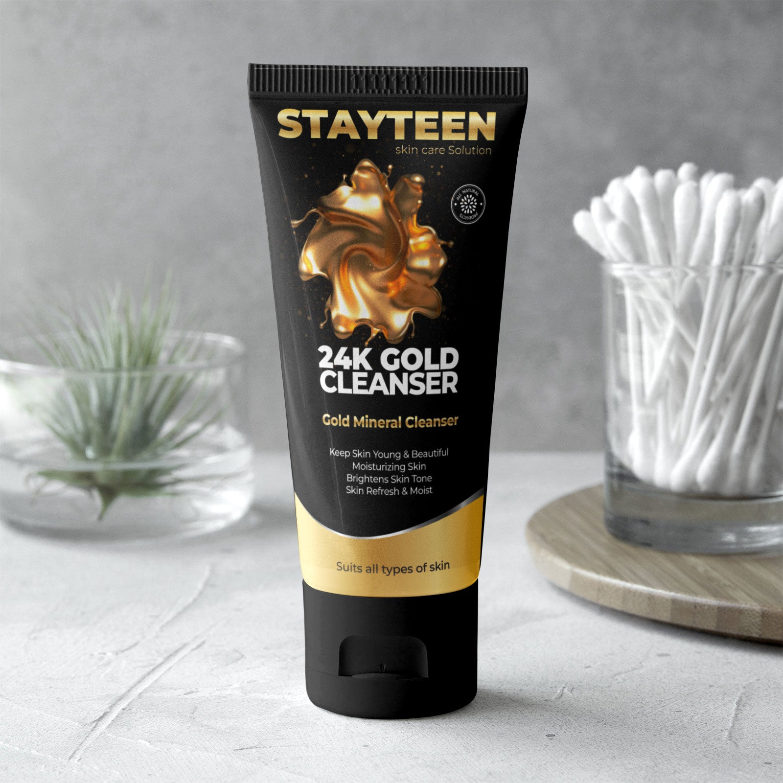StayTeen 24K Gold Cleanser Gold Mineral Cleanser 175 ML