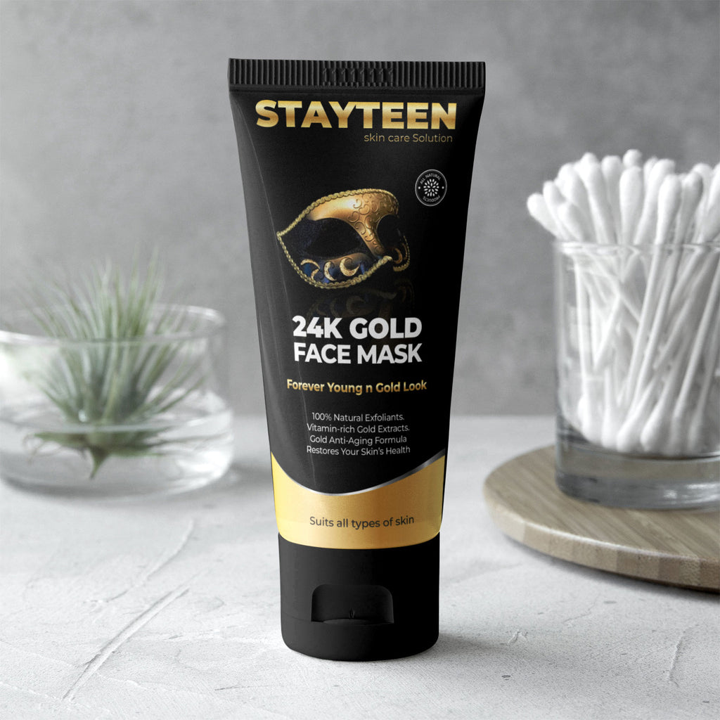 StayTeen 24K Gold Face Mask Forever Young n Gold Look 175 ML