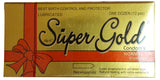 Super Gold Lubricated Condoms 12 Pieces (Normal Tip)