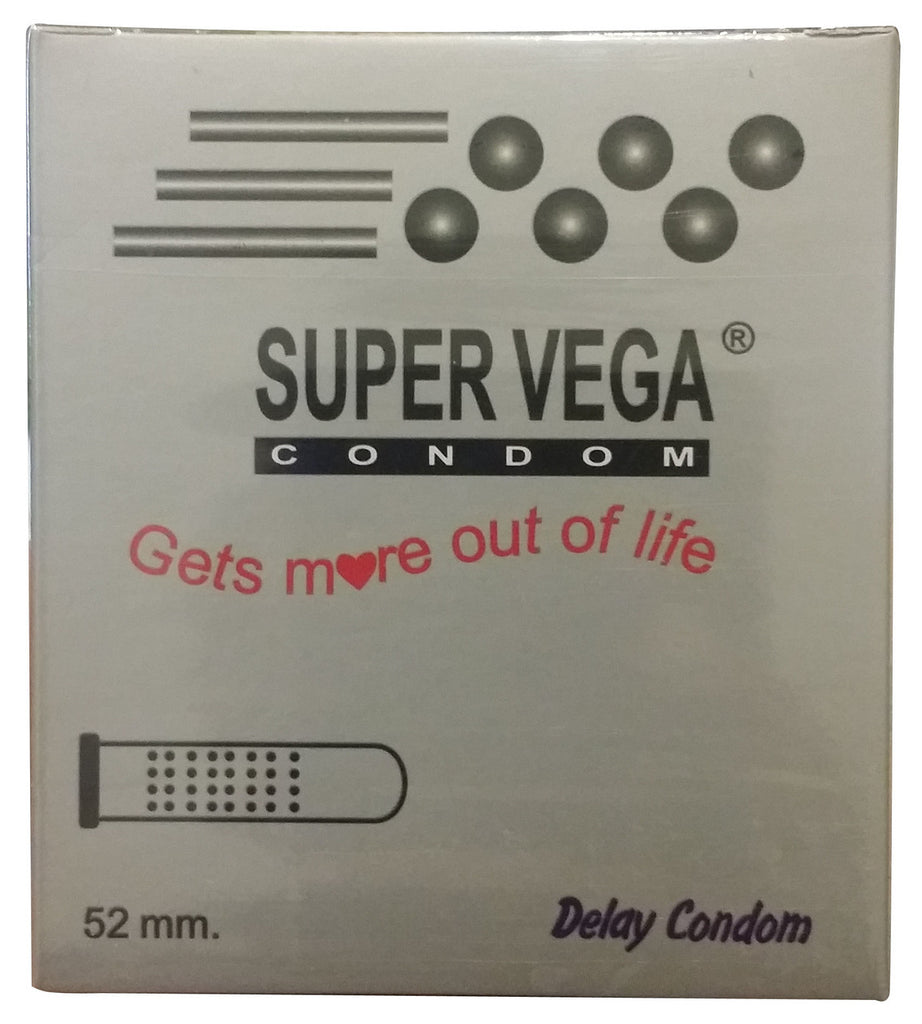 Super Vega Delay Condoms 3 Pieces