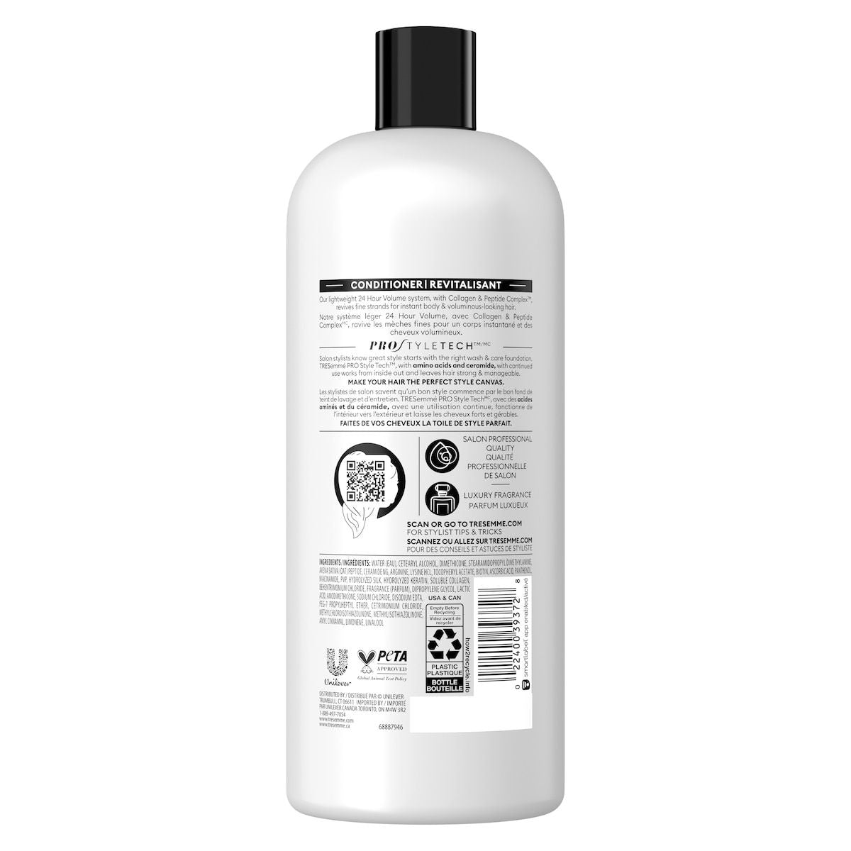 TRESemmé 24 Hour Volumizing Conditioner for Fine Hair 828 ML
