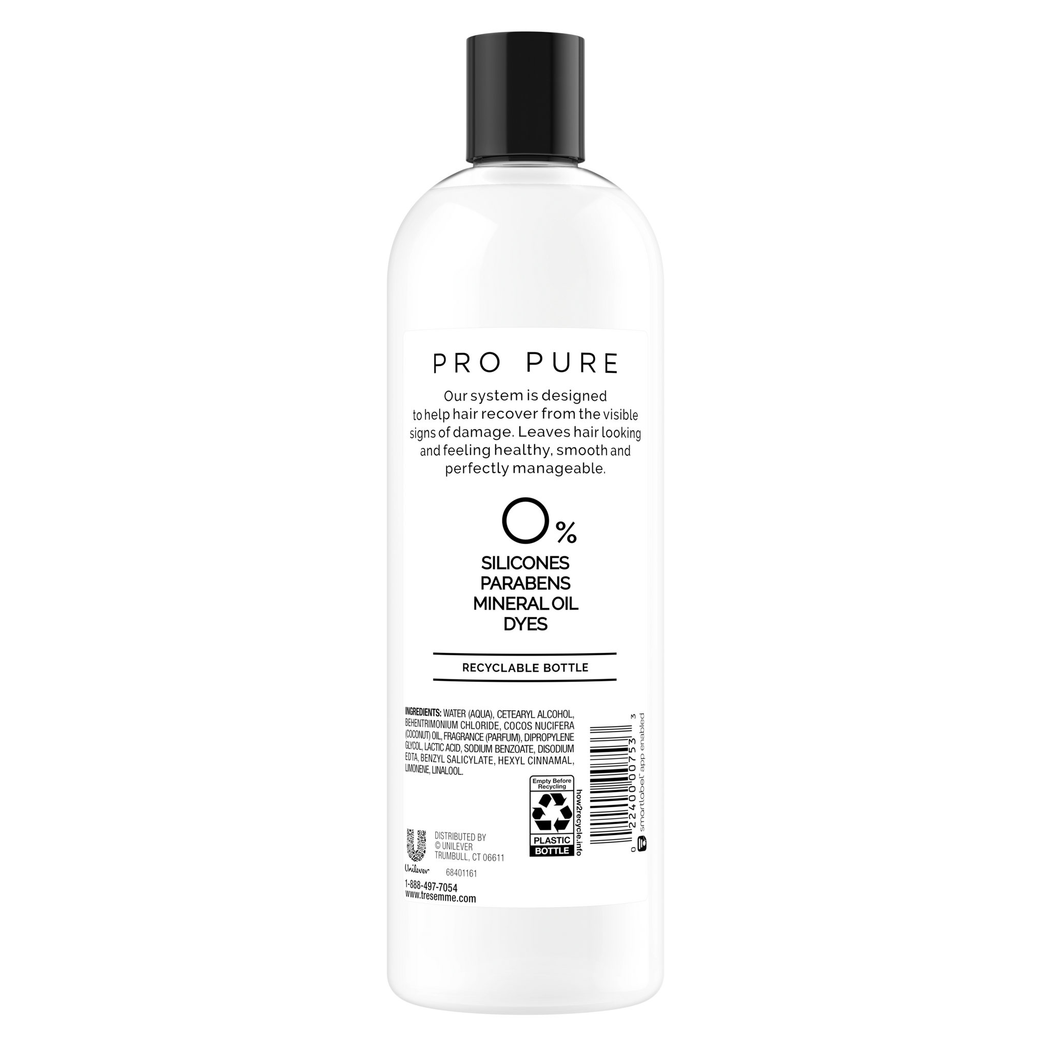 TRESemmé Pro Pure Damage Recovery Sulfate-Free Conditioner for Damaged Hair 473 ML