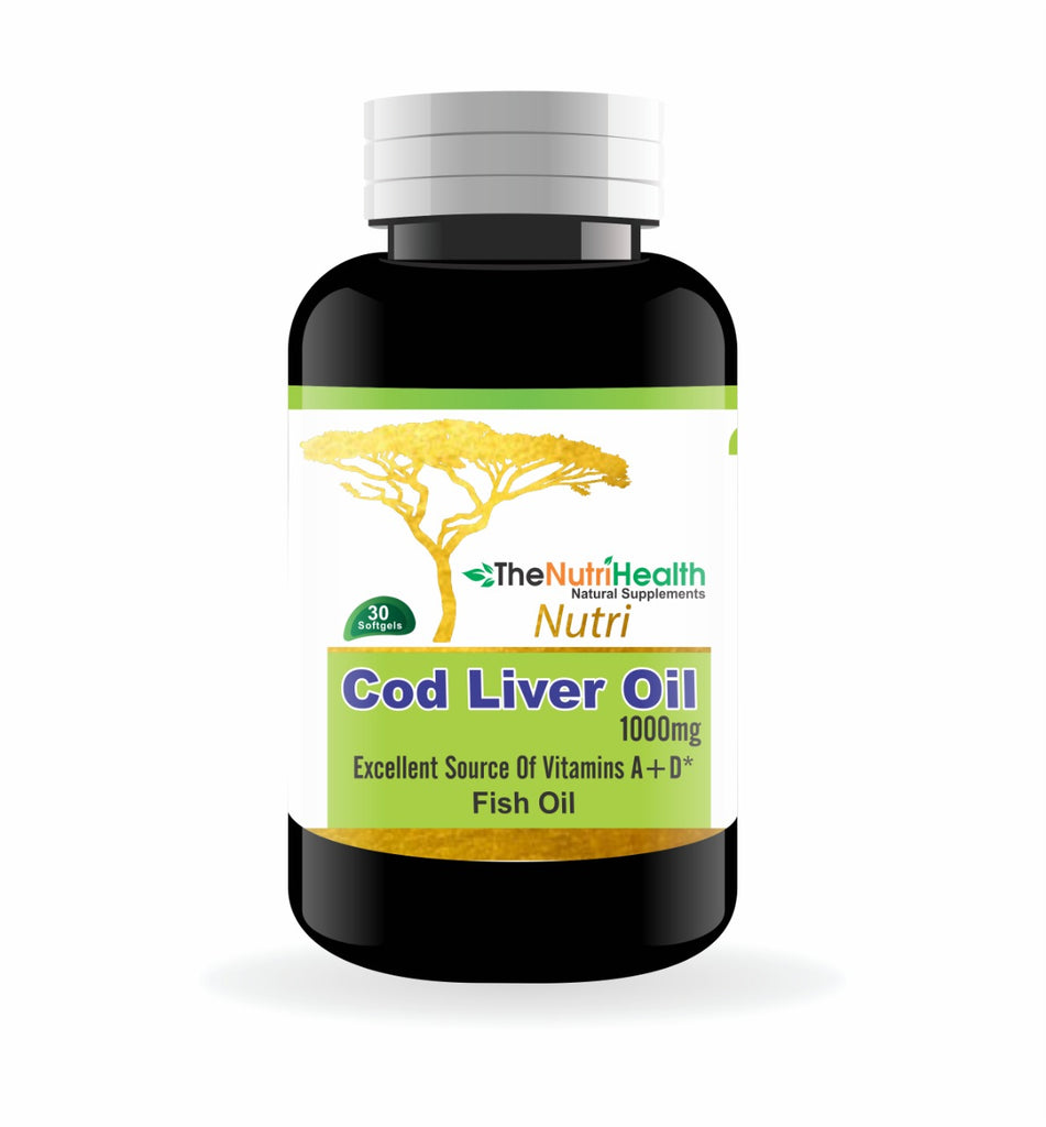 The Nutri Health Cod Liver Oil 1000 MG 30 Softgels
