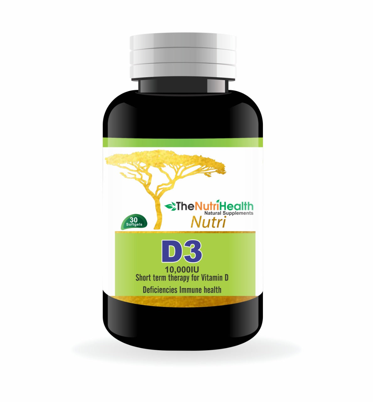 The Nutri Health D3 10,000 IU 30 Caps