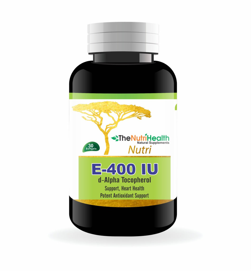 The Nutri Health E-400 IU d-Alpha Tocopherol 30 Caps