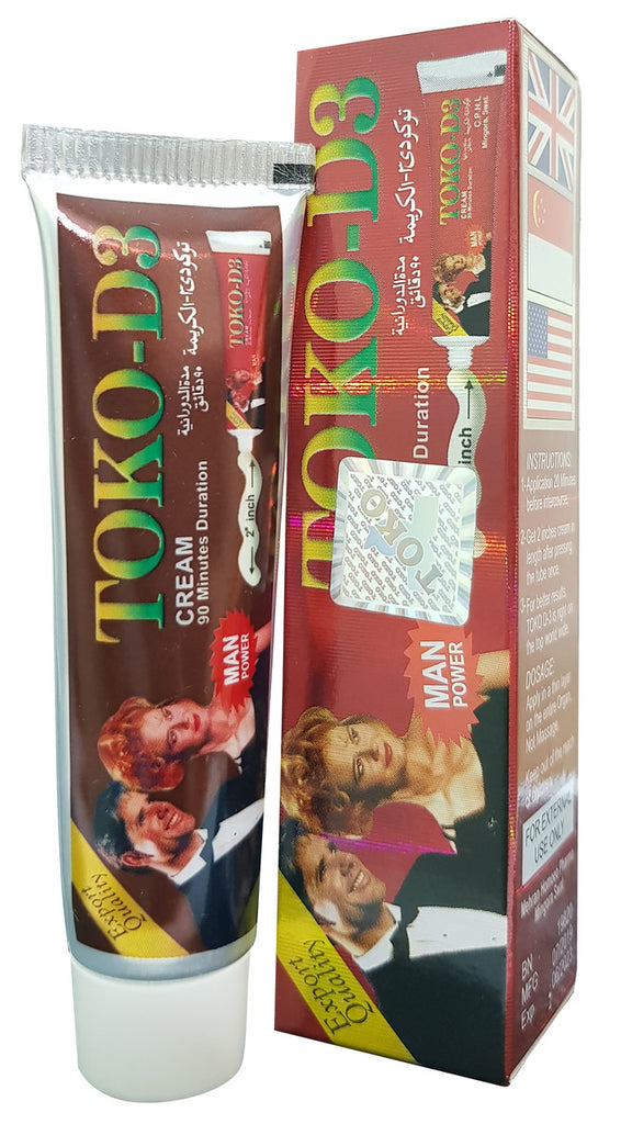 Toko-D3 Herbal Delay Cream