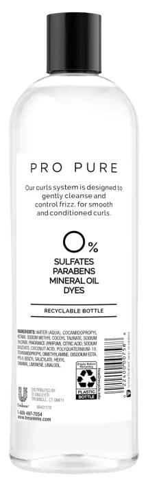 TRESemmé Pro Pure Curl Define Sulfate-Free Shampoo for Curly Hair 473 ML