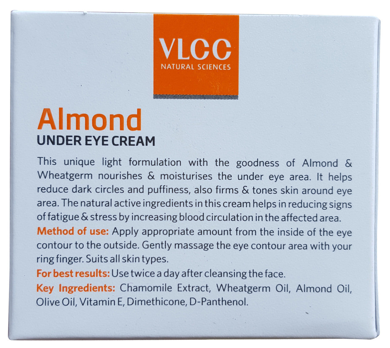 VLCC Almond Under Eye Cream 15 GM