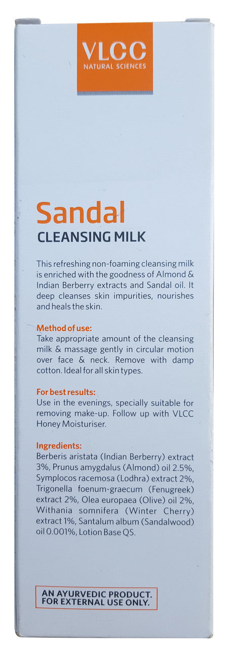 VLCC Sandal Cleansing Milk 100 ML