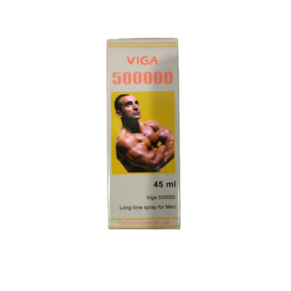 Viga 500000 Long Time Delay Spray For Men 45 ML (Silver)