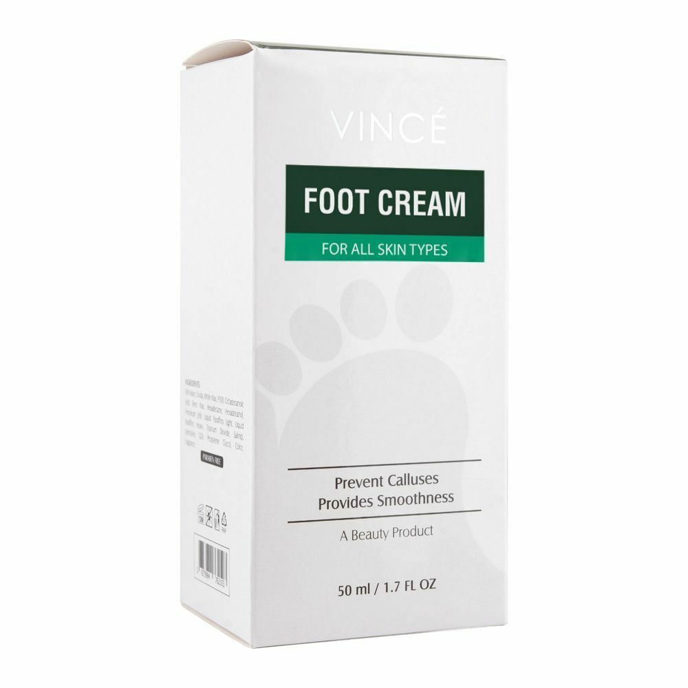 Vince Foot Cream (For All Skin Types) 50 ML