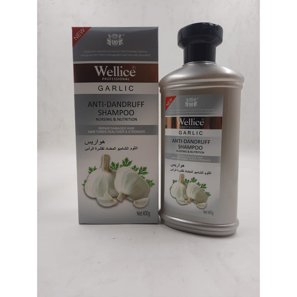 Wellice Garlic Anti-Dandruff Shampoo 400 ML