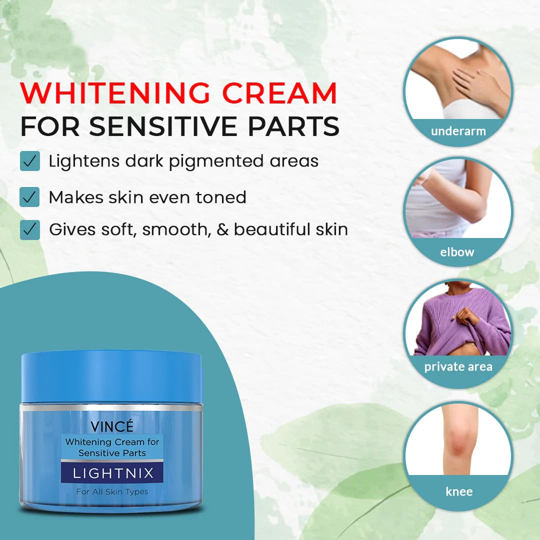 Vince Lightnix Whitening Cream For Sensitive Parts 50 ML