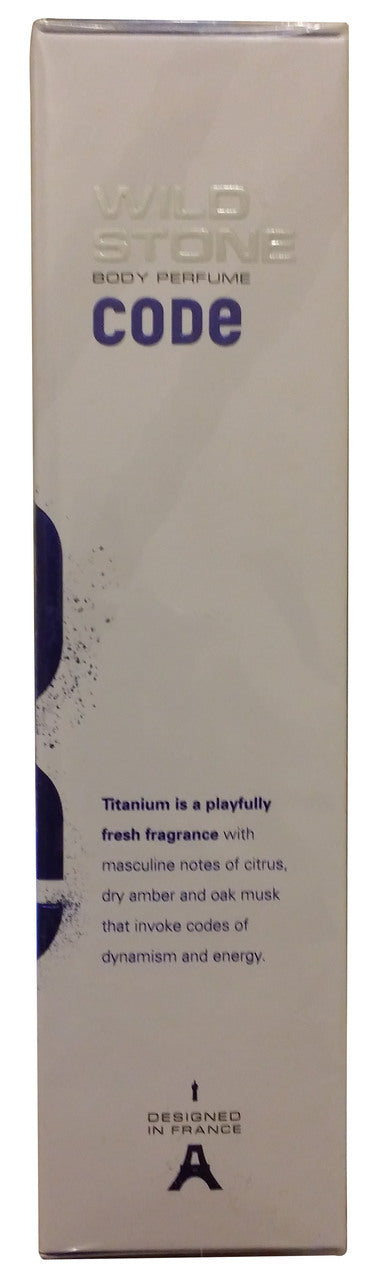 Code Titanium Wild Stone Body Perfume CODE Titanium 120 ML – Rozzana.pk