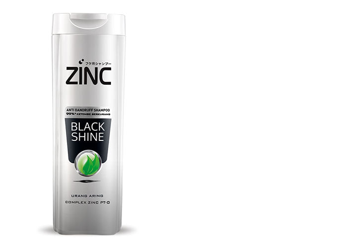Zinc Black Shine Anti Dandruff Shampoo 340 ML