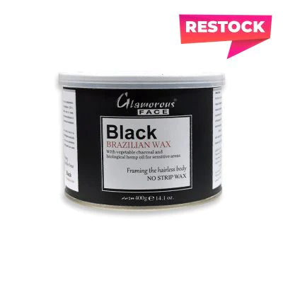Glamorous Face Black Brazilian Wax 400 G