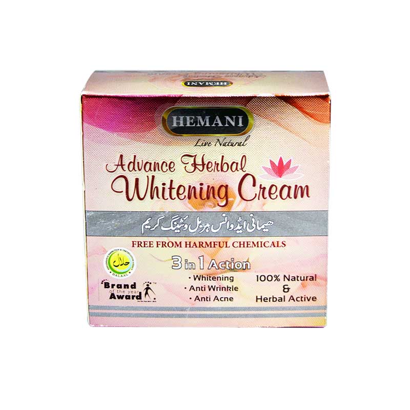 Hemani Advance Whitening Cream for Women 20 GM