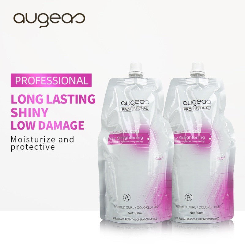 Augeas Keratin Nourishing Hair Straightening Kit 800 ML