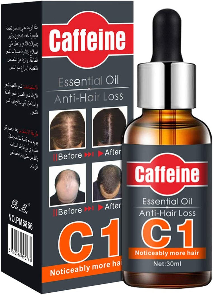 Caffeine Essentail oil Anti Hair Loss 30 ML